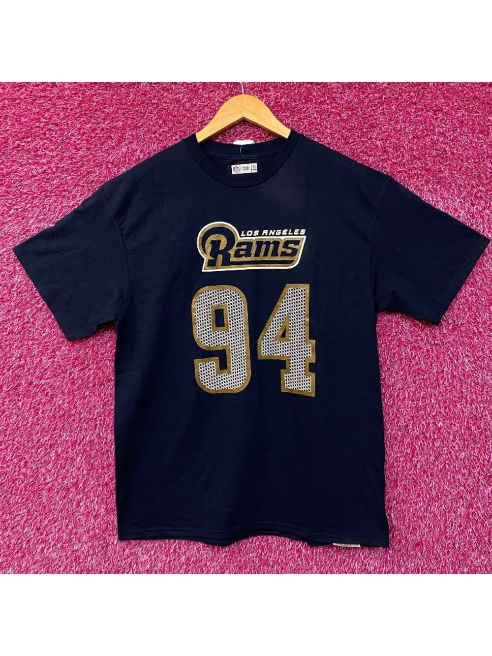 Team Apparel Los Angeles Rams Robert Quinn #94 T-Shirt Large